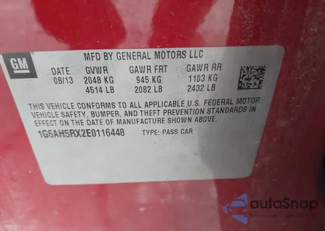 2014 Cadillac Ats Luxury from USA, damaged, VIN 1G6AH5RX2E0116448